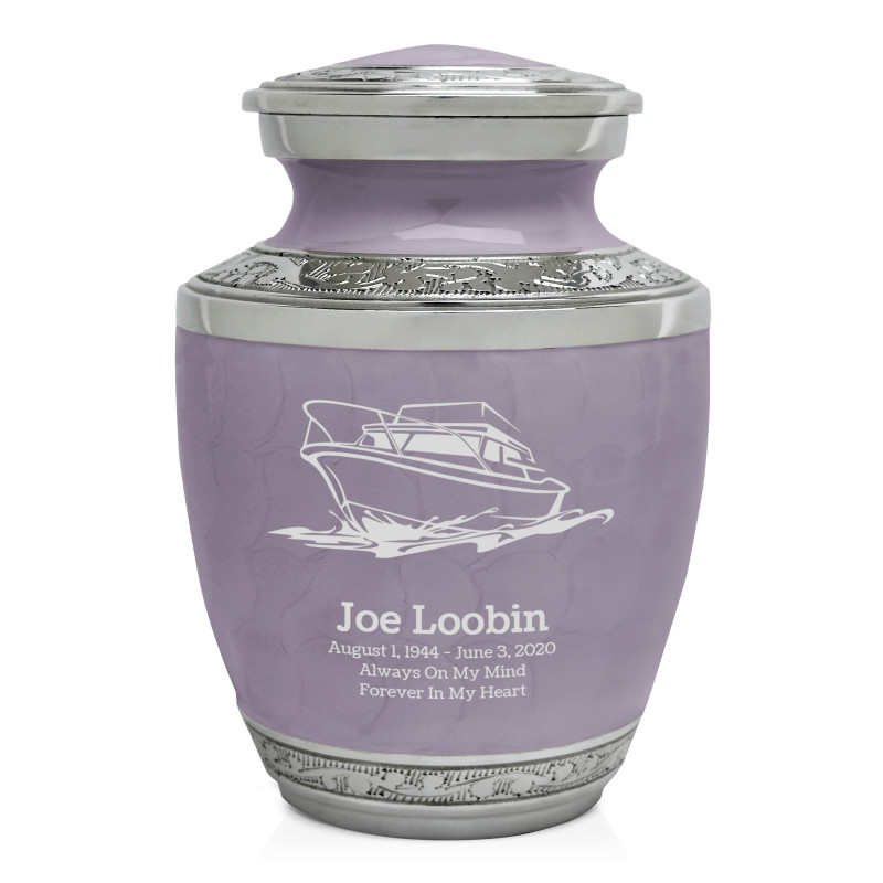 Boat Sharing Urn - Regal Purple