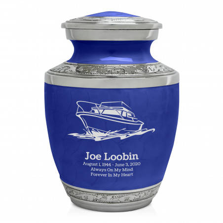 Boat Sharing Urn - Royal Blue