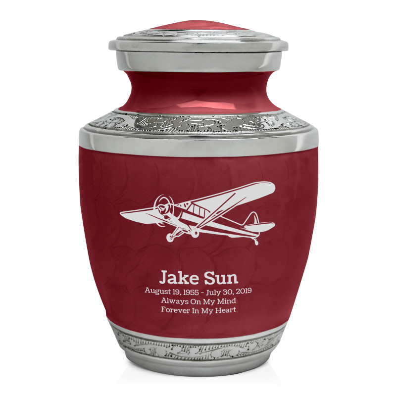 Airplane II Sharing Urn - Rose Red