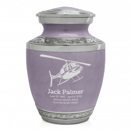 Helicopter Sharing Urn - Regal Purple
