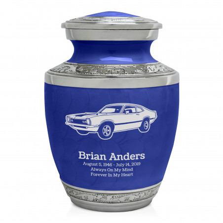 Muscle Car II Sharing Urn - Royal Blue