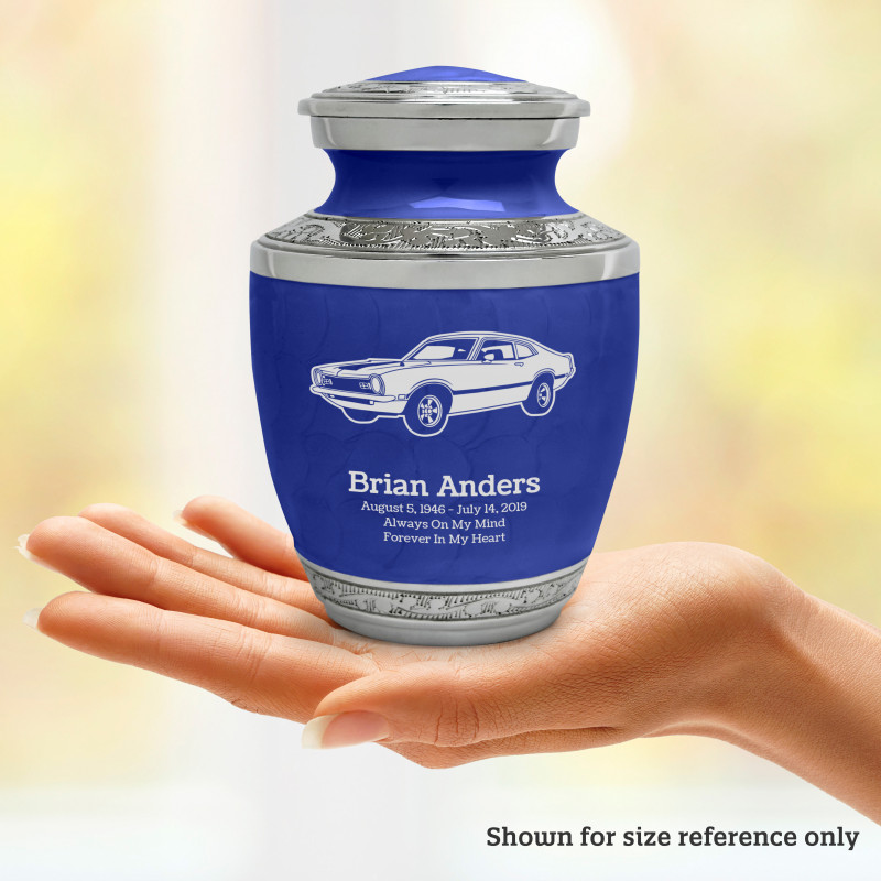 Muscle Car II Sharing Urn - Royal Blue