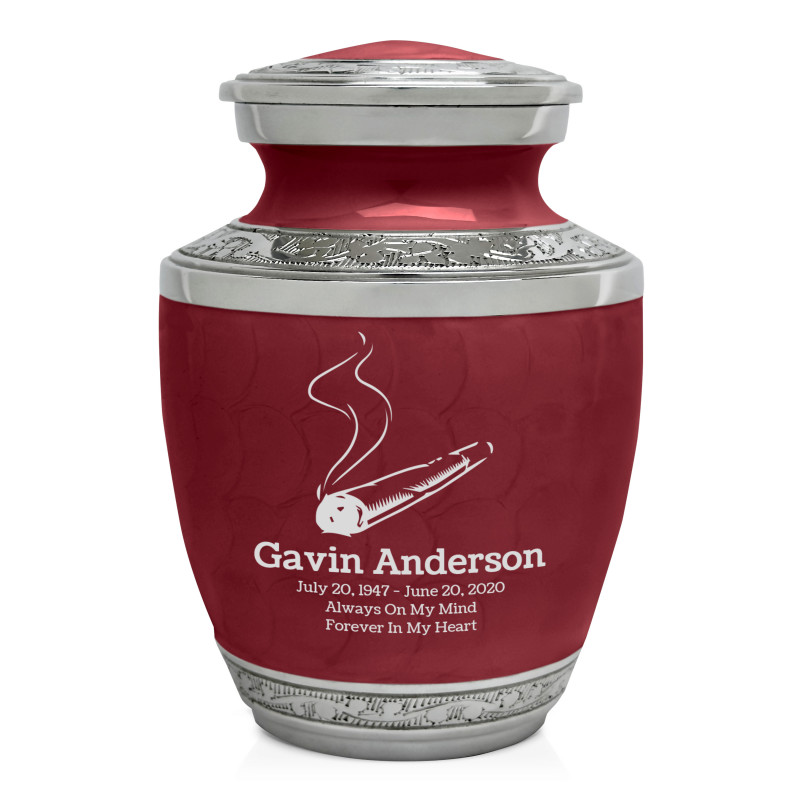 Marijuana Joint Sharing Urn - Rose Red