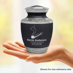 Marijuana Joint Sharing Urn - Ebony Black