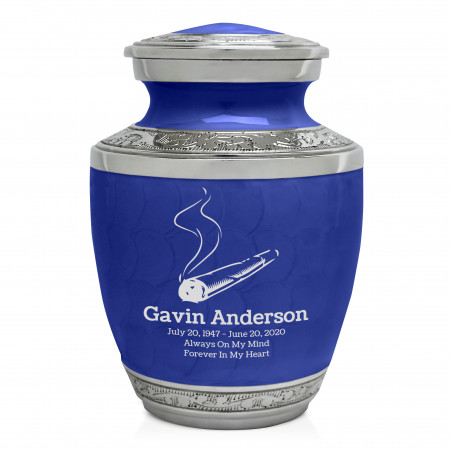 Marijuana Joint Sharing Urn - Royal Blue