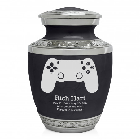 Gaming Controller Sharing Urn - Ebony Black