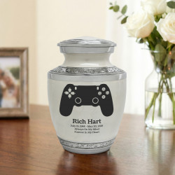 Gaming Controller Sharing Urn - Radiant White