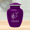 Unicorn Sharing Urn - Purple Luster