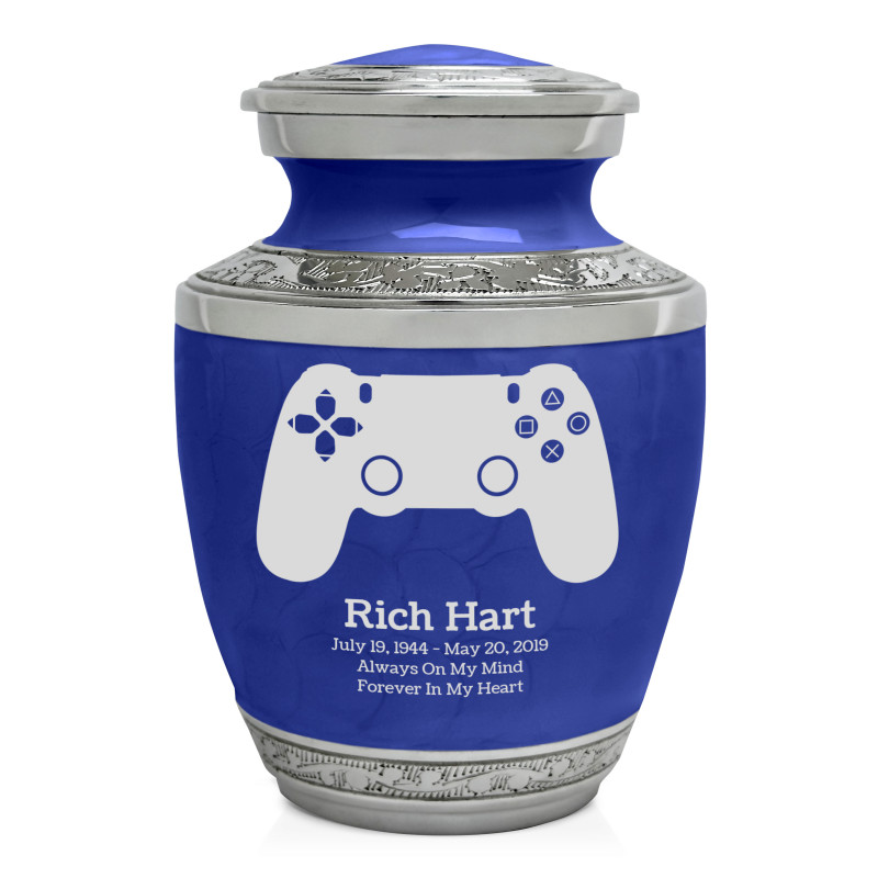 Gaming Controller Sharing Urn - Royal Blue