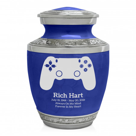 Gaming Controller Sharing Urn - Royal Blue
