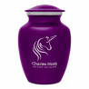 Unicorn Sharing Urn - Purple Luster