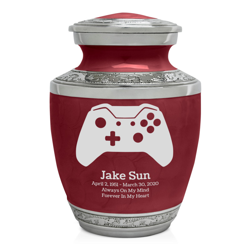 Wireless Controller Sharing Urn - Rose Red