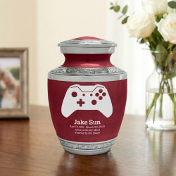Wireless Controller Sharing Urn - Rose Red