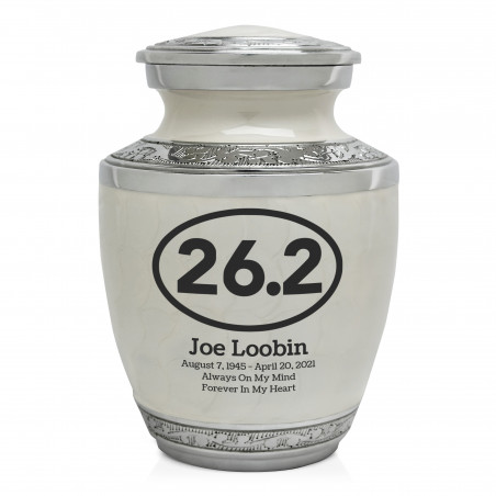 Running - 26.2 Sharing Urn - Radiant White