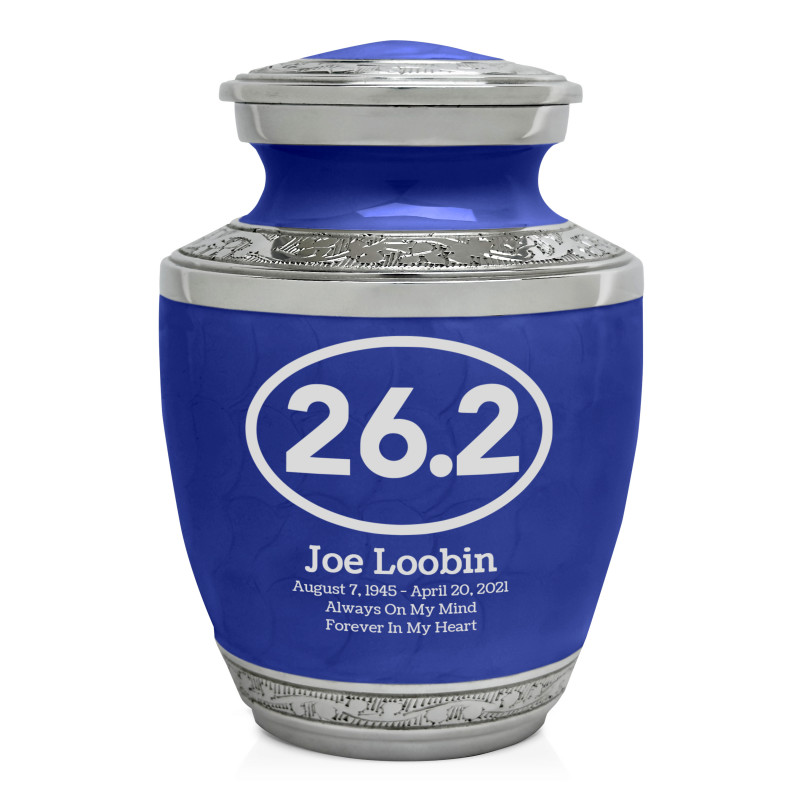Running - 26.2 Sharing Urn - Royal Blue