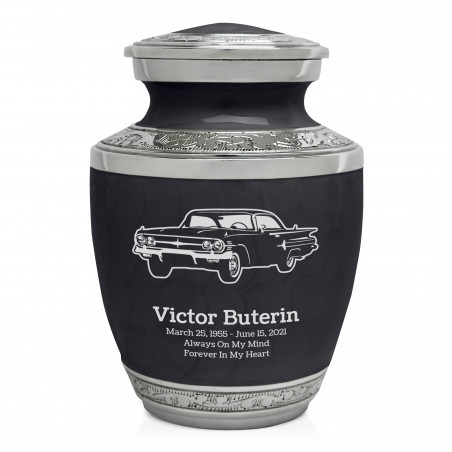 Classic Car III Sharing Urn - Ebony Black