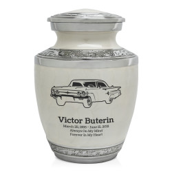 Classic Car III Sharing Urn - Radiant White