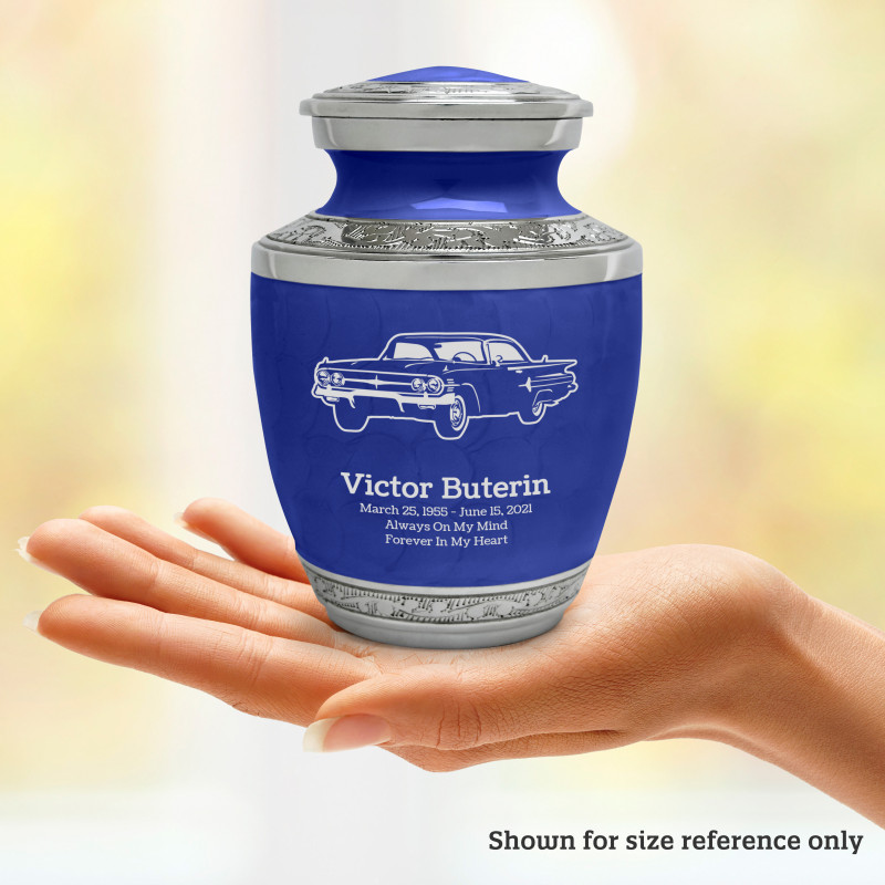Classic Car III Sharing Urn - Royal Blue