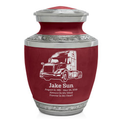Semi II Sharing Urn - Rose Red