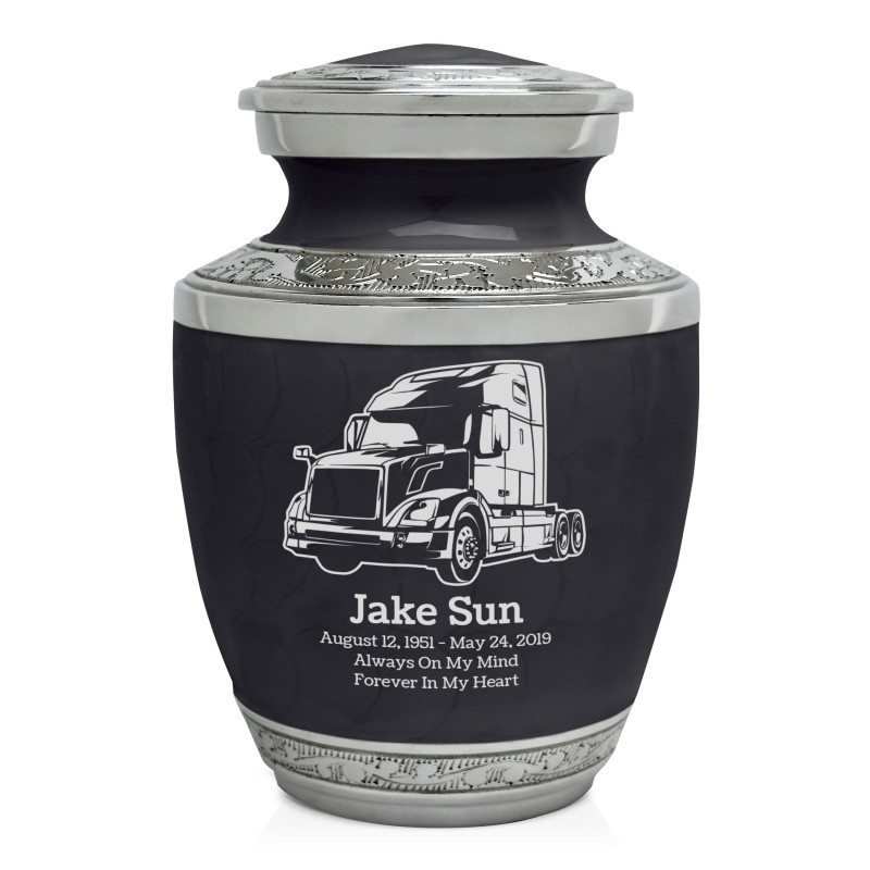 Semi II Sharing Urn - Ebony Black