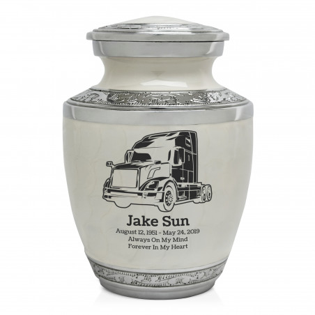 Semi II Sharing Urn - Radiant White