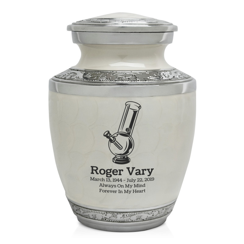 Marijuana Bong Sharing Urn - Radiant White