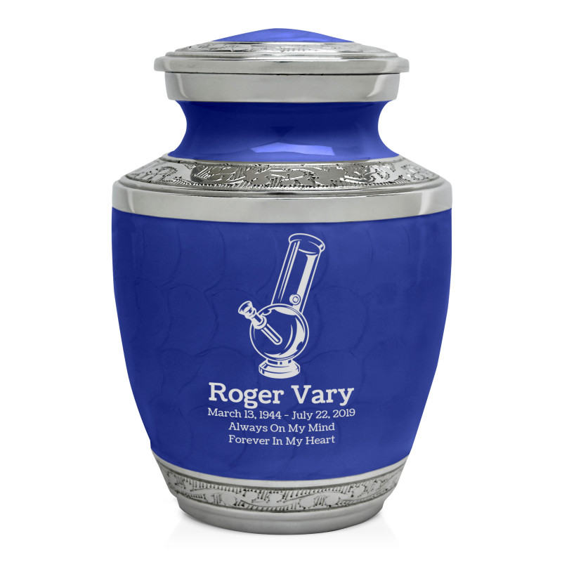 Marijuana Bong Sharing Urn - Royal Blue