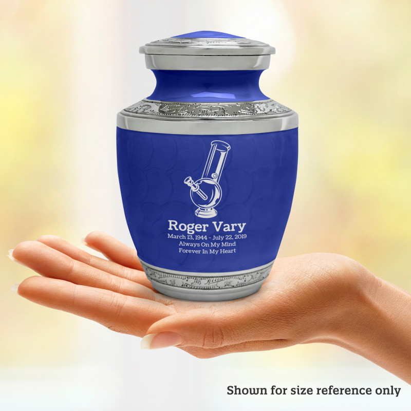 Marijuana Bong Sharing Urn - Royal Blue