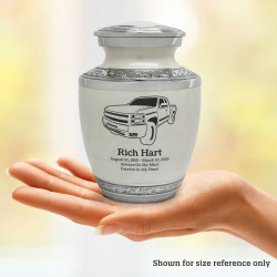 Truck I Sharing Urn - Radiant White