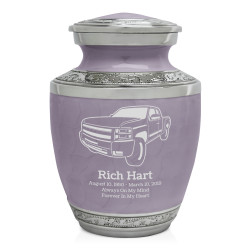 Truck I Sharing Urn - Regal Purple