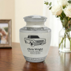 Truck II Sharing Urn - Radiant White