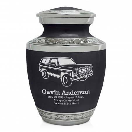 Truck III Sharing Urn - Ebony Black