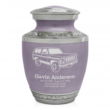 Truck III Sharing Urn - Regal Purple