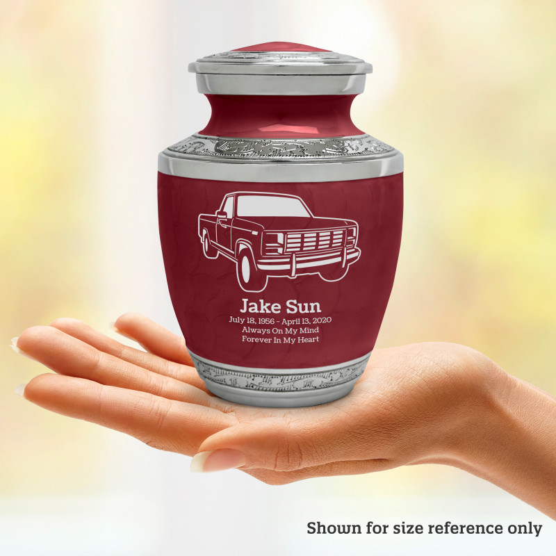 Truck IV Sharing Urn - Rose Red