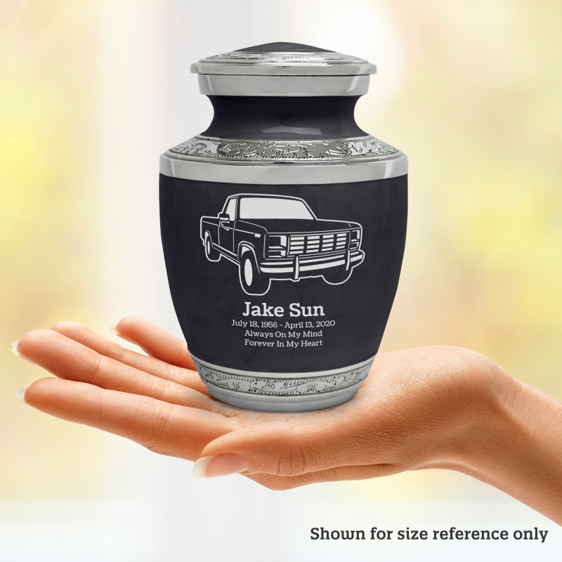 Truck IV Sharing Urn - Ebony Black
