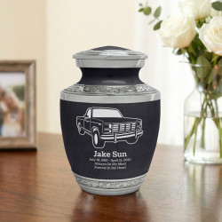 Truck IV Sharing Urn - Ebony Black