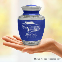 Truck V Sharing Urn - Royal Blue
