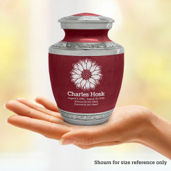 Sunflower Sharing Urn - Rose Red