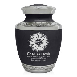Sunflower Sharing Urn - Ebony Black