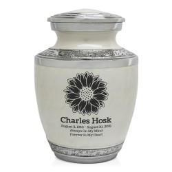 Sunflower Sharing Urn - Radiant White