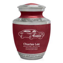 Muscle Car IV Sharing Urn - Rose Red