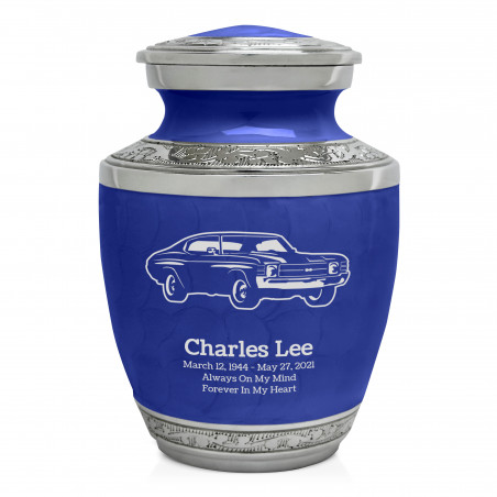 Muscle Car IV Sharing Urn - Royal Blue