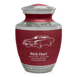 Muscle Car V Sharing Urn - Rose Red