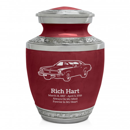 Muscle Car V Sharing Urn - Rose Red