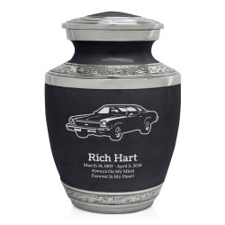 Muscle Car V Sharing Urn - Ebony Black