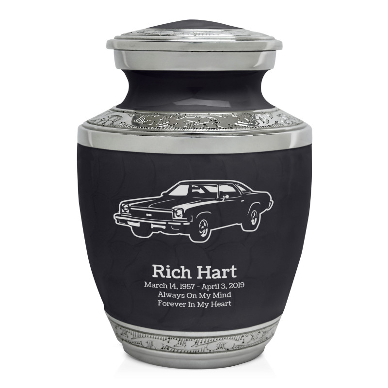 Muscle Car V Sharing Urn - Ebony Black