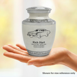 Muscle Car V Sharing Urn - Radiant White