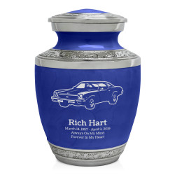 Muscle Car V Sharing Urn - Royal Blue