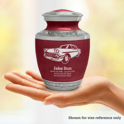 Classic Car VI Sharing Urn - Rose Red