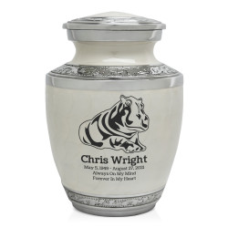 Hippo Sharing Urn - Radiant White